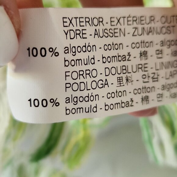 ZARA | Sleeveless Tweed Top Jacket Green Sz S - Picture 6 of 6